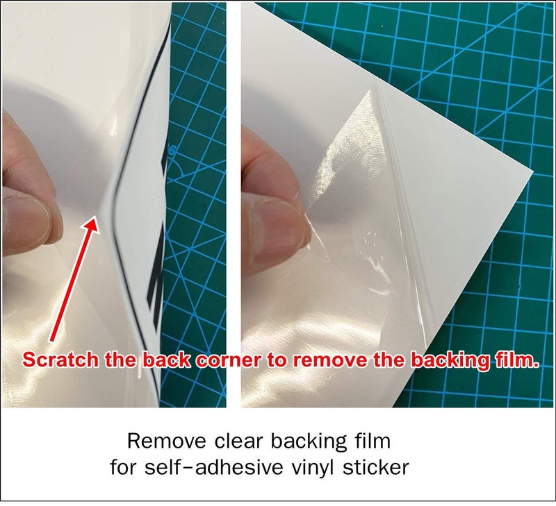 Rockmount Electronics (2 Pack) 9" X 3" - Please Flush After Use - Notice Sign Black & White Vinyl Label Sticker Decal - for Business Store, Shop, Cafe, Office, Restaurant - Back Self Adhesive Vinyl - Image 2